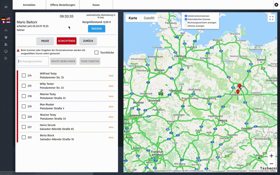 Route planning - Optimize your trips